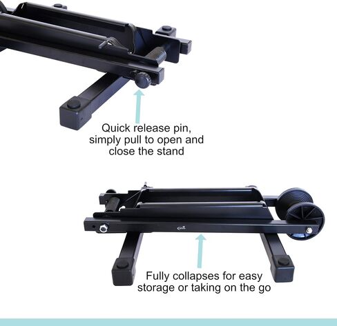 Lumintrail Bike Floor Foldable Storage Stand for Mountain and Road Bicycle Indoor Outdoor Garage Storage in Kuwait