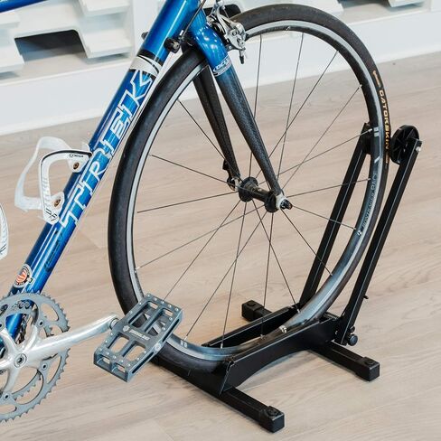 Lumintrail Bike Floor Foldable Storage Stand for Mountain and Road Bicycle Indoor Outdoor Garage Storage in Kuwait