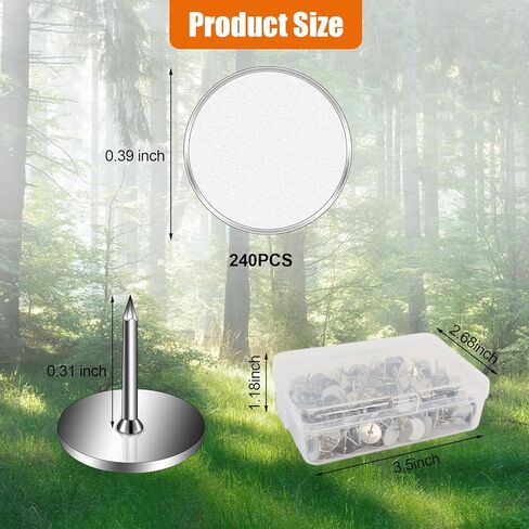 tainat 240pcs الصيد عاكس تك، درب بمناسبة تك، علامة درب عاكس مسامير شجرة الإبهام، عاكس المسامير لشجرة الوقوف الصيد المشي لمسافات طويلة التخييم in Kuwait