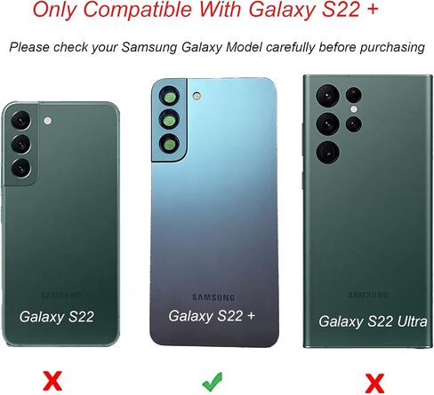 Galaxy S22 Plus Back Glass Replacement for Samsung Galaxy S22 Plus 5G Back Cover Glass with Camera Glass Lens and Tape Parts +Tools (Phantom Green) in Saudi Arabia
