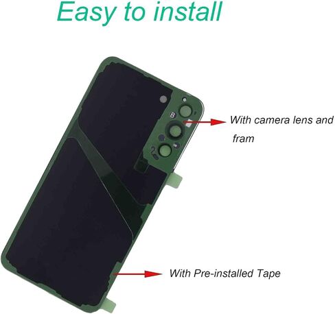 Galaxy S22 Plus Back Glass Replacement for Samsung Galaxy S22 Plus 5G Back Cover Glass with Camera Glass Lens and Tape Parts +Tools (Phantom Green) in Saudi Arabia