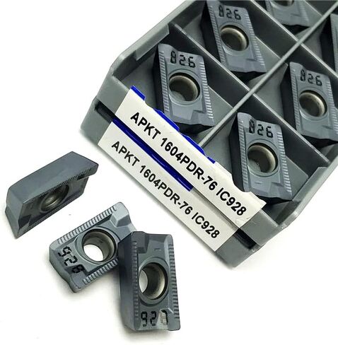 10 قطعة APMT160408 APKT1604 إدراجات طحن كربيد مناسبة لحامل الخيوط BAP400R CNC أداة القطع الخارجية شريط مملة (APKT1604PDR-76 IC928) in Kuwait