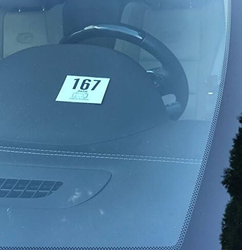 3 Part Valet Parking Tickets, (2,000 Tickets) Valet Tags, 110lb Card Stock White, Car Diagram on Front … in Saudi Arabia