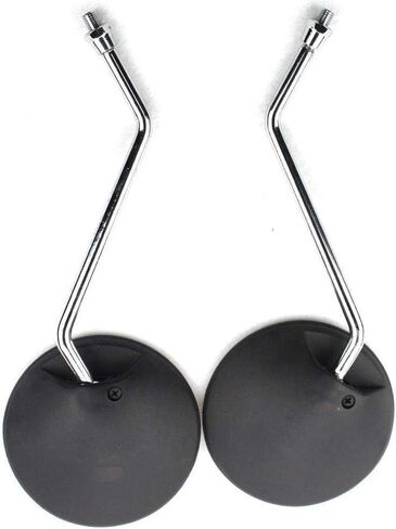 GOOFIT 8mm Black Round Rearview Mirror for 50cc 70cc 90cc 110cc 125cc 150cc 200cc 250cc ATV Quad Scooter Motorcycle Pit Dirt Bike Moped in Saudi Arabia