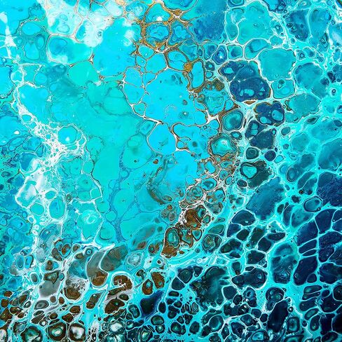 U.S. Art Supply Professional Gloss Pouring Effects Medium, 32 oz. (Quart) Bottle - Improves Flow Consistency, Artist Techniques to Create Cell Effects, Mix with Art Acrylic Paint, Adjusts Viscosity in Saudi Arabia