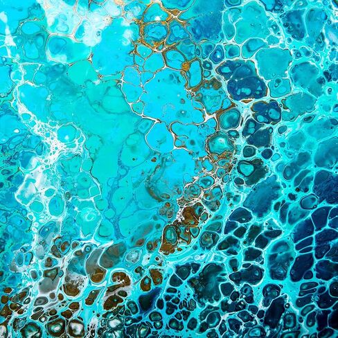 U.S. Art Supply Professional Gloss Pouring Effects Medium, 32 oz. (Quart) Bottle - Improves Flow Consistency, Artist Techniques to Create Cell Effects, Mix with Art Acrylic Paint, Adjusts Viscosity in Saudi Arabia