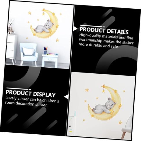 2 ورقة ملصقات غرفة الأطفال الحضانة الشارات ملصقات الحائط للأطفال ديكور الطفل القابل للإزالة جدار الشارات جدار الفن الحضانة الحيوانات جدار الشارات غرفة الطفل الجدار ملصق PVC صائق فتاة in Kuwait