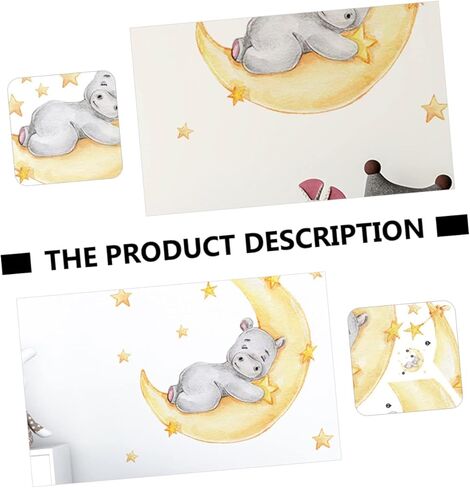 2 ورقة ملصقات غرفة الأطفال الحضانة الشارات ملصقات الحائط للأطفال ديكور الطفل القابل للإزالة جدار الشارات جدار الفن الحضانة الحيوانات جدار الشارات غرفة الطفل الجدار ملصق PVC صائق فتاة in Kuwait