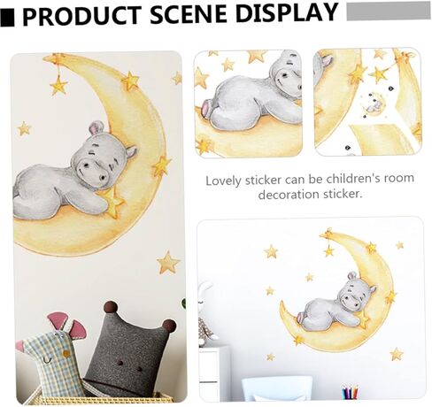 2 ورقة ملصقات غرفة الأطفال الحضانة الشارات ملصقات الحائط للأطفال ديكور الطفل القابل للإزالة جدار الشارات جدار الفن الحضانة الحيوانات جدار الشارات غرفة الطفل الجدار ملصق PVC صائق فتاة in Kuwait