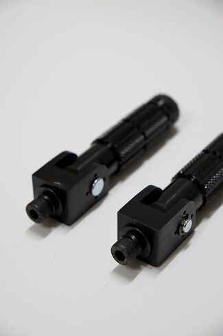 أوتاد قدم قابلة للطي للدراجة النارية من كانبيلت مع راكب قابل للطي - إكسسوارات للدراجات النارية مسند قدم معدني قابل للطي - أوتاد قدم مناسبة عالميًا للدراجات النارية أوتاد الدراجة أوتاد دواسة الركاب in Kuwait