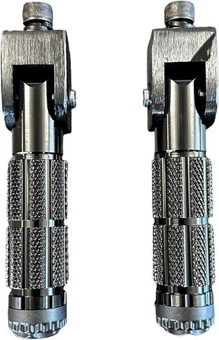 أوتاد قدم قابلة للطي للدراجة النارية من كانبيلت مع راكب قابل للطي - إكسسوارات للدراجات النارية مسند قدم معدني قابل للطي - أوتاد قدم مناسبة عالميًا للدراجات النارية أوتاد الدراجة أوتاد دواسة الركاب in Kuwait