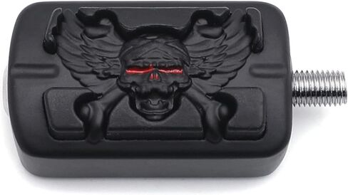 XKMT-Wing Skull Zombie Shape Skull Shifter Peg متوافق مع Street Bob FXDB SuperLow 1200T Tour Glide أسود [B015MDNUQU] in Kuwait