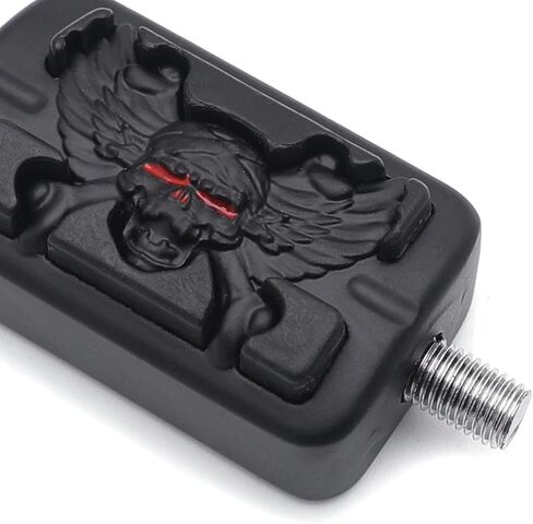 XKMT-Wing Skull Zombie Shape Skull Shifter Peg متوافق مع Street Bob FXDB SuperLow 1200T Tour Glide أسود [B015MDNUQU] in Kuwait