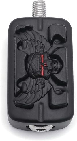 XKMT-Wing Skull Zombie Shape Skull Shifter Peg متوافق مع Street Bob FXDB SuperLow 1200T Tour Glide أسود [B015MDNUQU] in Kuwait