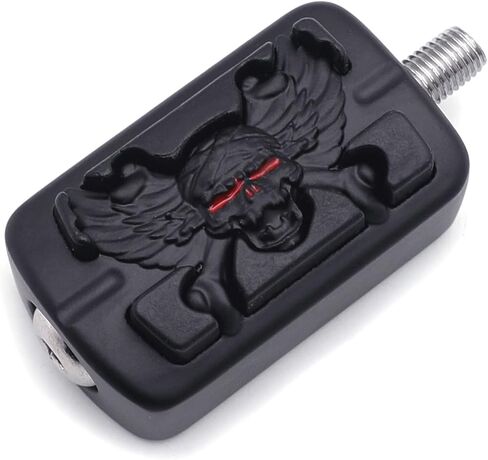XKMT-Wing Skull Zombie Shape Skull Shifter Peg متوافق مع Street Bob FXDB SuperLow 1200T Tour Glide أسود [B015MDNUQU] in Kuwait