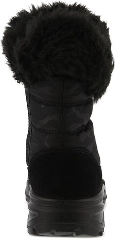 Spring Step Flexus Korine Nylon Boots for Women - Waterproof Camo Print Design Boots - Women's Snow Boots for Outdoor and Work Black EU 39 / US 8.5 in Saudi Arabia
