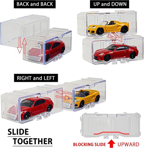 Toys Organizer Storage Case for Hot Wheels Car, for Matchbox Cars, for Mini Cars,1/64 Scale Hot Toy Wheels Display Case Holds 10/40 Cars，Interlocking Hot Car Wheels Storage (White 40 PCS) in Saudi Arabia