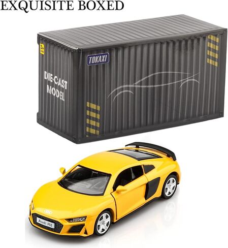 1/36 Scale Audi R8 Diecast Model Cars,Pull Back Vehicles Toy Cars,Cars Gifts for Boys Girls (Matte) in Kuwait