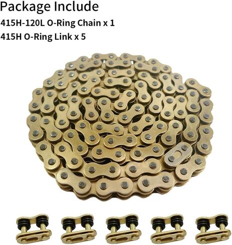 WEICHENGXIN 415H-120L O-Ring Chain for 49cc 60cc 66cc 80cc 2-Stroke Engine Motor Motorized Bicycle Bike Heavy Duty Chain High Power Racing Parts in Saudi Arabia