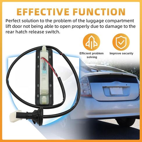 Rear Hatch Release Switch Compatible with 2004-2009 Toyota Prius, Trunk Liftgate Switch Replaces 8484047020 84840-47020 901-731 in Saudi Arabia
