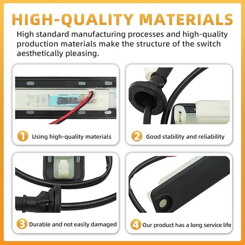 Rear Hatch Release Switch Compatible with 2004-2009 Toyota Prius, Trunk Liftgate Switch Replaces 8484047020 84840-47020 901-731 in Saudi Arabia