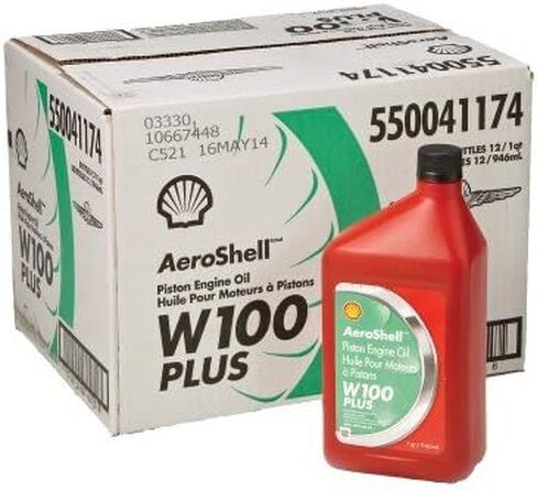 AeroShell Oil W 100 Plus - 550041174-12 1Quart Case in Saudi Arabia