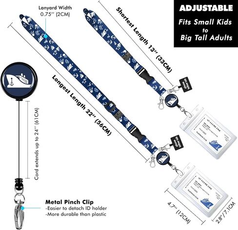 2PK جراب هاتف مقاوم للماء جراب هاتف جاف لهاتف iPhone 13 12 11 Pro Max XS Max Samsung Galaxy s10 Google حتى 7.0 بوصة. حبل قابل للتعديل ومشبك حامل بطاقة الهوية مقاوم للماء. رموز الرحلات البحرية in Kuwait