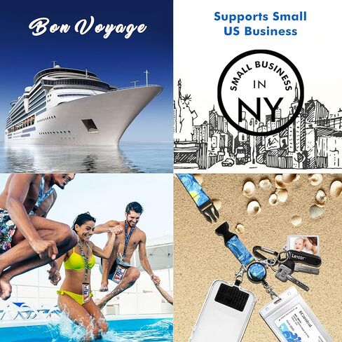 2PK جراب هاتف مقاوم للماء جراب هاتف جاف لهاتف iPhone 13 12 11 Pro Max XS Max Samsung Galaxy s10 Google حتى 7.0 بوصة. حبل قابل للتعديل ومشبك حامل بطاقة الهوية مقاوم للماء. رموز الرحلات البحرية in Kuwait