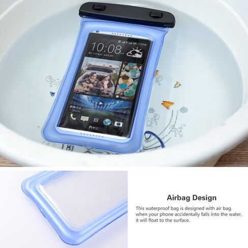 حقيبة هاتف قابلة للطفو ومقاومة للماء مع حافظة حبل لهاتف Samsung Galaxy Note 20 Ultra S21 S22 S23 S24 Ultra S20 Plus A54 A53 A13، iPhone 14 13 12 Pro Max، OnePlus 11 12، Google Pixel 8 7 6 Pro in Kuwait