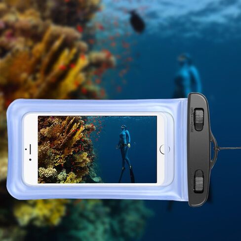 حقيبة هاتف قابلة للطفو ومقاومة للماء مع حافظة حبل لهاتف Samsung Galaxy Note 20 Ultra S21 S22 S23 S24 Ultra S20 Plus A54 A53 A13، iPhone 14 13 12 Pro Max، OnePlus 11 12، Google Pixel 8 7 6 Pro in Kuwait