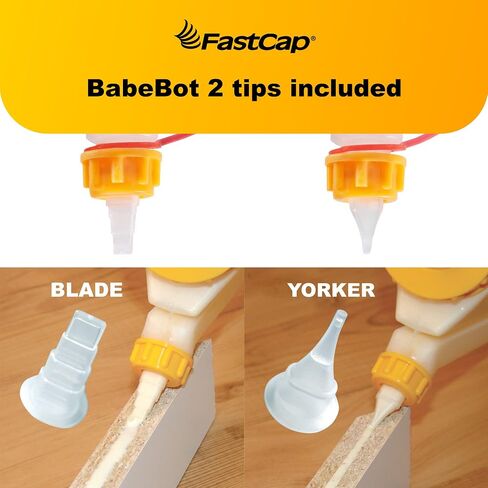 زجاجة صمغ FastCap سعة 16 أونصة، مع نظام مانع للتنقيط مكون من حجرتين. تأتي كل زجاجة مع نصيحتين قابلتين للاستبدال. in Kuwait