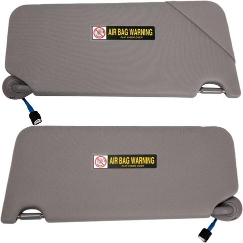 HIMIKI A Pair Gray Left and Right Sun Visor Sunvisor Compatible with Honda Accord 2008 2009 2010 2011 2012 2013 2014 2015 2016 2017 with Light Replaces# 83280-TA5-A51ZA in Saudi Arabia