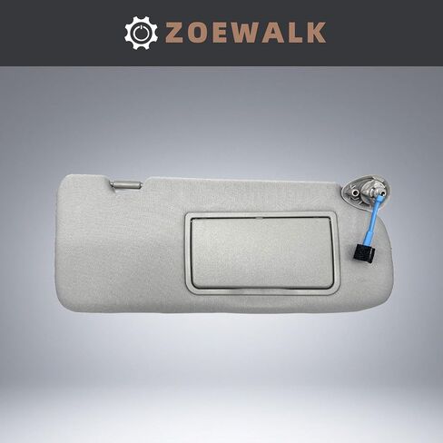 Zoewalk 83280-TLA-A01ZB مجموعة حاجب الشمس باللون الرمادي الفاتح مع ضوء مرآة متوافق مع Honda CR-V CRV 2017 2018 2019 2020 2021 2022 83280TLAA01ZB in Saudi Arabia