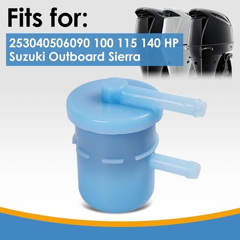 TASAN RACING Fuel Filter for 25 30 40 50 60 90 100 115 140 HP Suzuki Outboard Sierra -Replaces 15410-87J10, 18-7716, 5032323 in Saudi Arabia