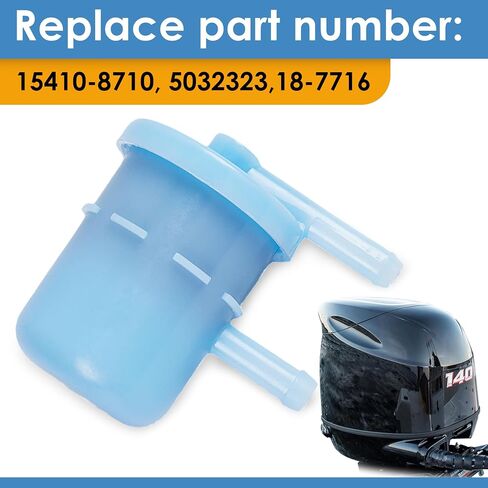 TASAN RACING Fuel Filter for 25 30 40 50 60 90 100 115 140 HP Suzuki Outboard Sierra -Replaces 15410-87J10, 18-7716, 5032323 in Saudi Arabia