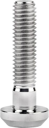 Wanyifa Titanium Umbrella Head M8 15 20 25 30 35mm Bolt Screw for Bicycle Motorcycle Car Pack of 4 (M8x35mm, Normal Titanium) in Saudi Arabia