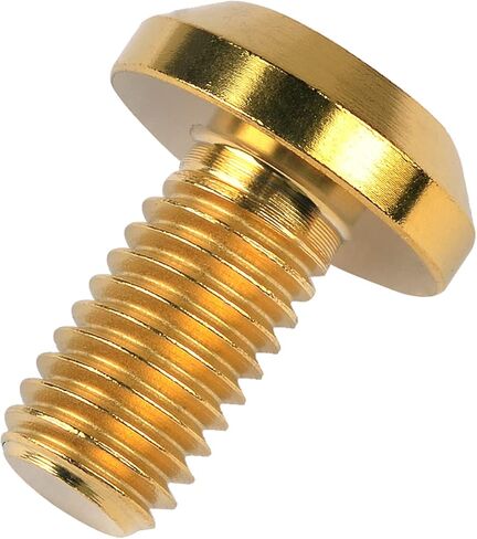 Wanyifa Titanium Umbrella Head M8 15 20 25 30 35mm Bolt Screw for Bicycle Motorcycle Car Pack of 4 (M8x35mm, Normal Titanium) in Kuwait