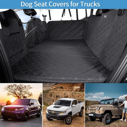 petizer Waterproof Dog Car Seat Cover, Large Truck Back Seat Extender, Polyester Vehicle Seat Cover, Universal Fit for F150/Silverado ZR2/RAM 1500/Toyota Tundra in Saudi Arabia