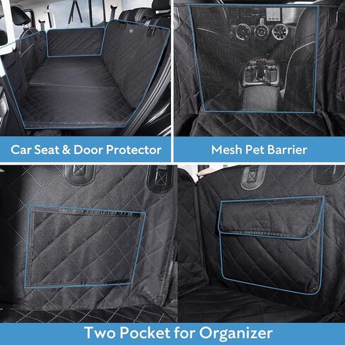 petizer Waterproof Dog Car Seat Cover, Large Truck Back Seat Extender, Polyester Vehicle Seat Cover, Universal Fit for F150/Silverado ZR2/RAM 1500/Toyota Tundra in Saudi Arabia