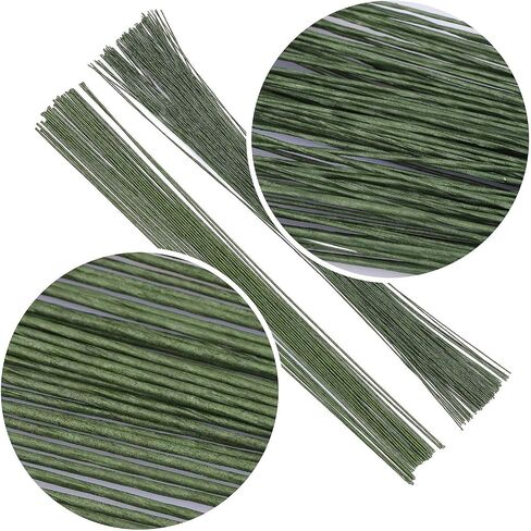 50 Yards 22 Gauge Green Paddle Wire with 1Pcs 6 in Wire Cutting Pliers for Crafts, Christmas Wreaths Tree, Garland and Floral Flower Arrangements in Saudi Arabia