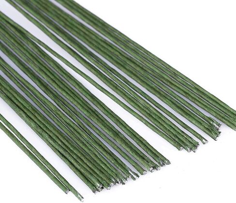 50 Yards 22 Gauge Green Paddle Wire with 1Pcs 6 in Wire Cutting Pliers for Crafts, Christmas Wreaths Tree, Garland and Floral Flower Arrangements in Saudi Arabia
