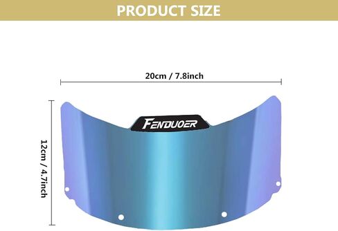 Fenduoer Softball/Baseball Mask Visor, Eye-Shield for All Defense Fielder’s Mask Sports Sunglasses(Clear Blue) in Saudi Arabia