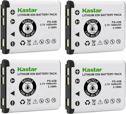 Kastar Battery 4-Pack Replacement for Panasonic KX-TCA285 KX-TCA385 KX-UDT121 KX-UDT131 Attune II HD3 WX-CH455 WX-SB100 WX-ST100 WX-ST300 DECT Handset Cordless Phone in Saudi Arabia