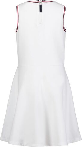 Tommy Hilfiger Girls' Sleeveless Fit and Flare Dress with Signature Stripe in Saudi Arabia