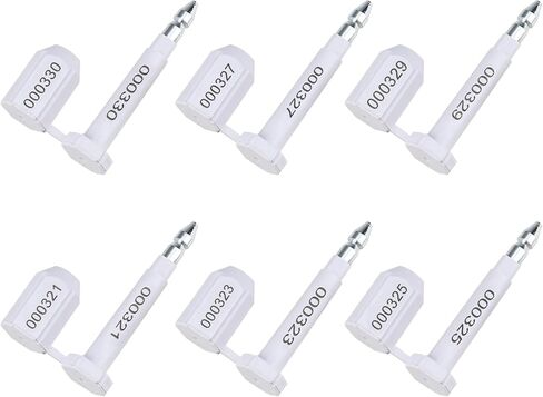 NovelBee 100 قطعة من ختم الشحن مع طباعة ترقيم تدريجي لحاويات البضائع ومقطورات الشاحنات، وأختام حاويات البضائع (وردي) in Kuwait