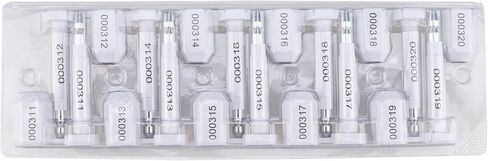 NovelBee 100 قطعة من ختم الشحن مع طباعة ترقيم تدريجي لحاويات البضائع ومقطورات الشاحنات، وأختام حاويات البضائع (وردي) in Kuwait