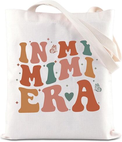ENSIANTH Mimi Shopping Bag Mimi To Be Gift In My Mimi Era Mother’s Day Gift Best Mimi Ever Grandma Handle Bag Mimi Life Gift in Saudi Arabia