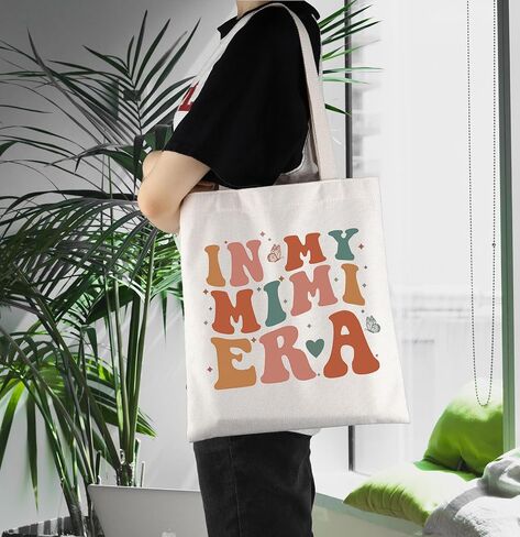 ENSIANTH Mimi Shopping Bag Mimi To Be Gift In My Mimi Era Mother’s Day Gift Best Mimi Ever Grandma Handle Bag Mimi Life Gift in Saudi Arabia