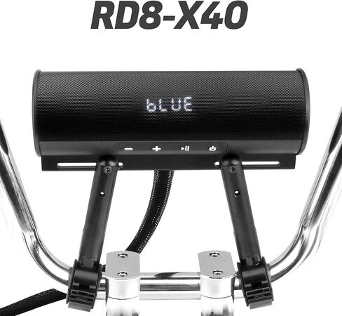 مكبرات صوت ستيريو GoHawk RD8-X40 بقدرة 600 وات مضادة للماء تعمل بتقنية البلوتوث للدراجات النارية، مكبرات صوت 4 بوصة، 7/8-1.25 بوصة. نظام مضخم صوت لمشغل موسيقى MP3، هارلي ATV، USB، راديو أسود in Kuwait