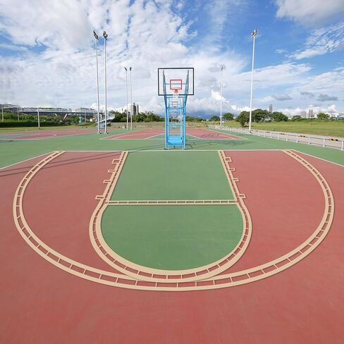 مجموعة قوالب علامة ملعب كرة السلة المتقدمة من Gopper | استنسل ملعب كرة السلة| طقم علامات ملعب كرة السلة | تصميم أمريكي| يتضمن الشريط والسحر (لا يتضمن الطلاء) in Kuwait